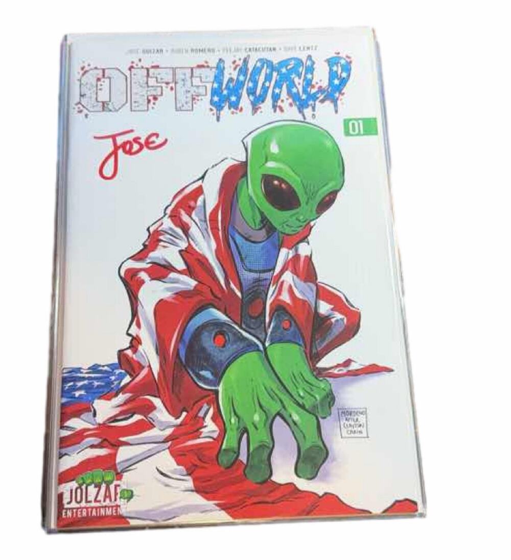 Offworld Comic Book Issue 01 Jolzar Entertainment Signed Jose Guizar